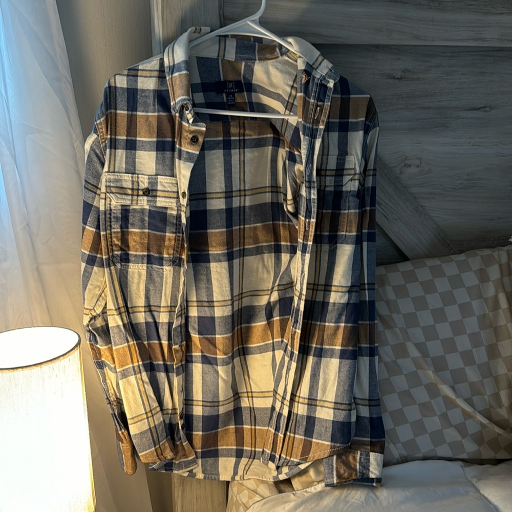 ✨🤍 SIZE XS GEORGE FLANNEL (WORN ONCE)